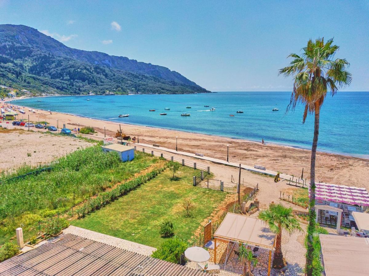 Limosa Beach House Corfu Ájosz Jeórjosz Págon Kültér fotó