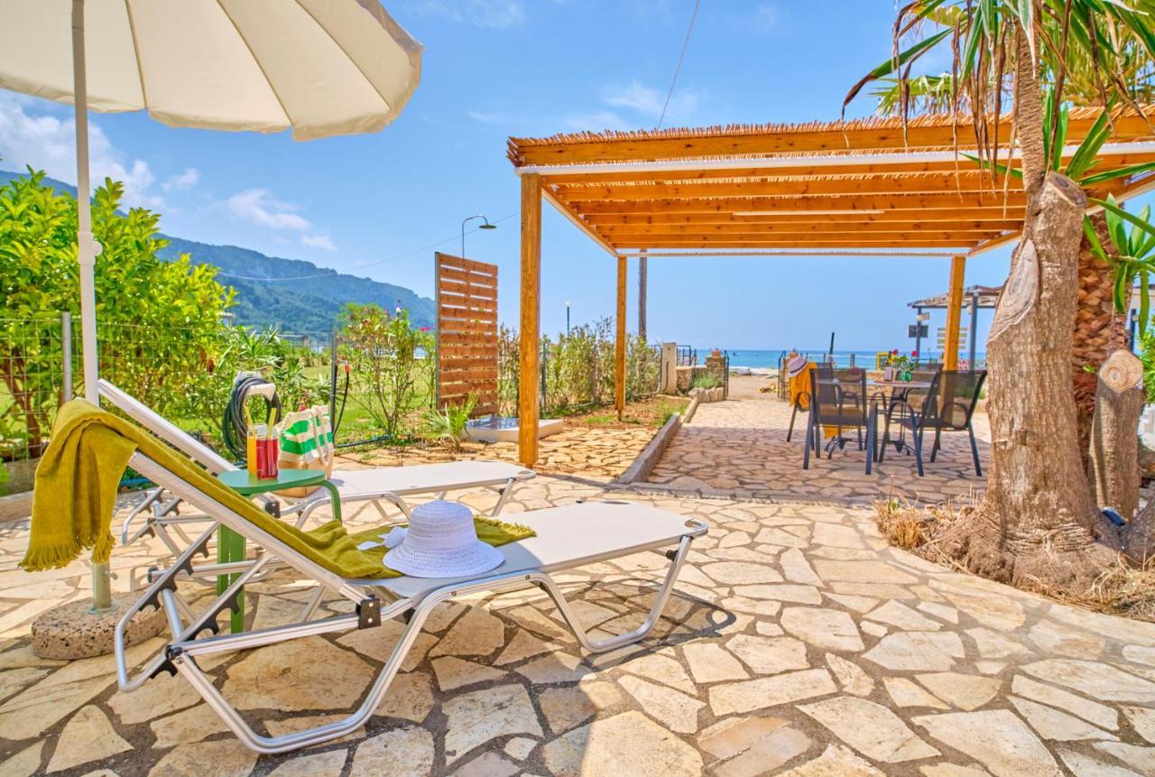 Limosa Beach House Corfu Ájosz Jeórjosz Págon Kültér fotó
